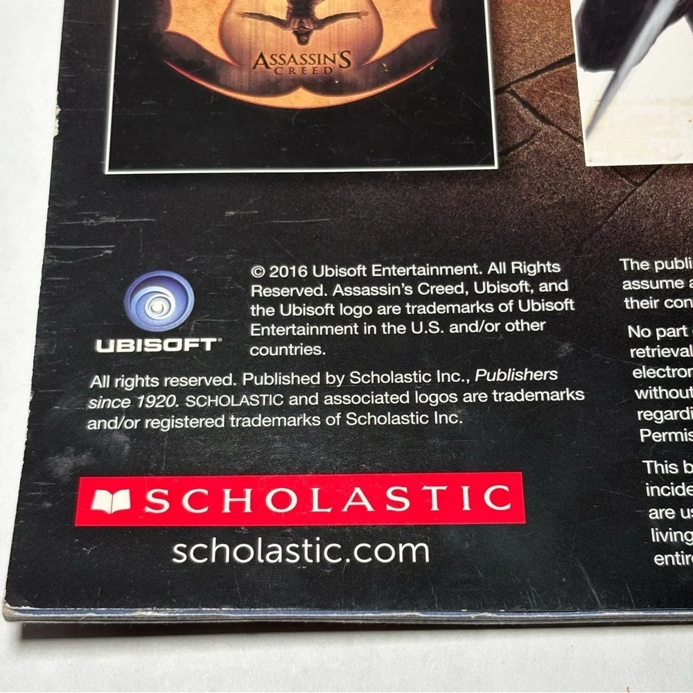 Scholastic Ubisoft Assassin’s Creed Movie Poster Book